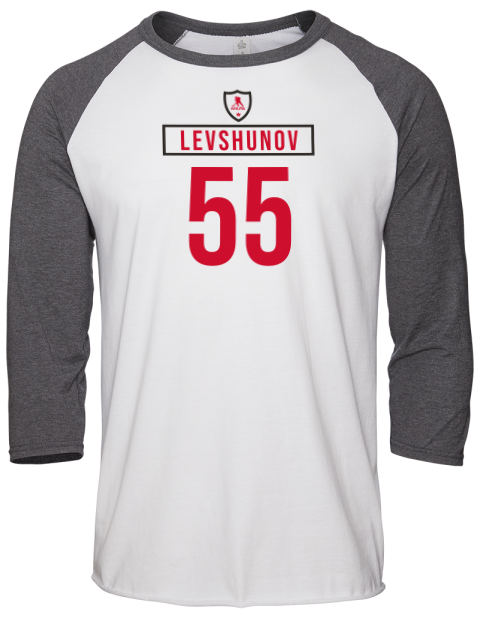 Home Jersey Artyom Levshunov Unisex Premium Three-Quarter Raglan T-Shirt | Swagsta