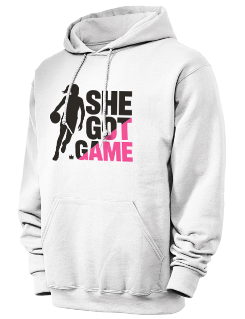 Got Game She Got Game Unisex Hooded Sweatshirt | Swagsta