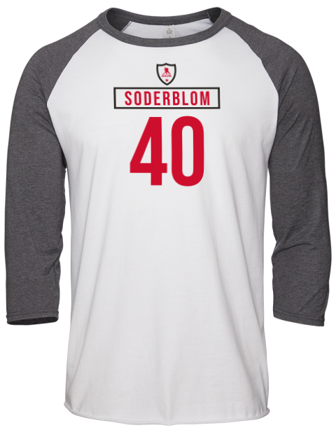 Home Jersey Arvid Soderblom Unisex Premium Three-Quarter Raglan T-Shirt | Swagsta