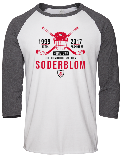 Classic Heritage Arvid Soderblom Unisex Premium Three-Quarter Raglan T-Shirt | Swagsta