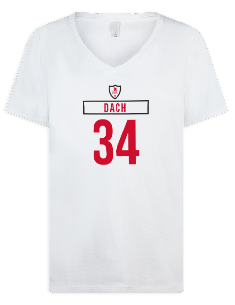 Home Jersey Colton Dach Premium Ladies V-Neck T-Shirt | Swagsta