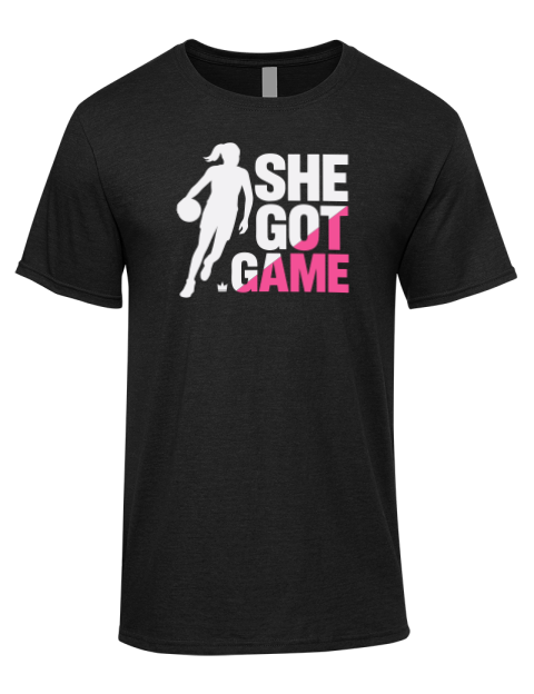 She Got Game She Got Game Premium Ring-Spun Cotton Unisex T-Shirt | Swagsta