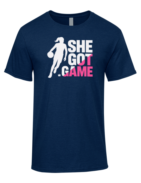 She Got Game She Got Game Premium Ring-Spun Cotton Unisex T-Shirt | Swagsta