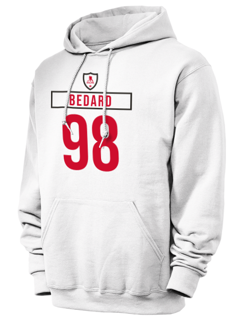 Home Jersey Connor Bedard Unisex Hooded Sweatshirt | Swagsta