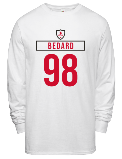Home Jersey Connor Bedard Men's Long-Sleeve T-Shirt | Swagsta