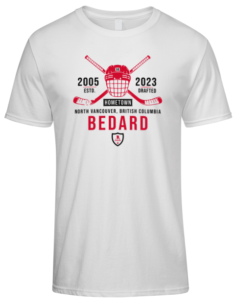 Classic Heritage Connor Bedard Premium Ring-Spun Cotton Unisex T-Shirt | Swagsta