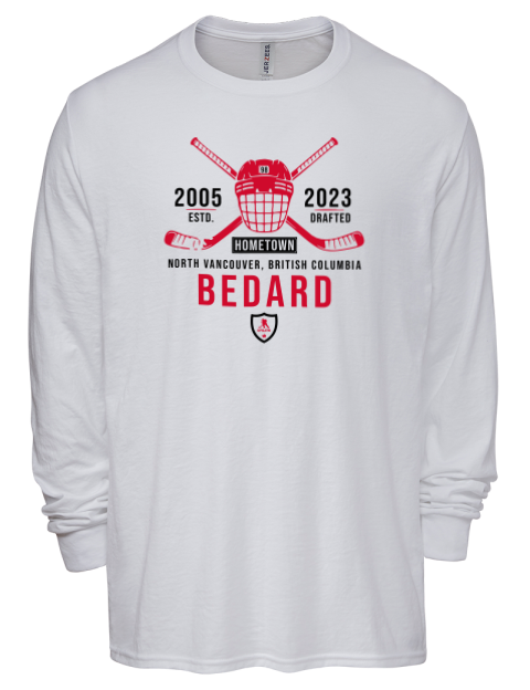 Classic Heritage Connor Bedard Men's Premium Blend Long Sleeve-T-Shirt | Swagsta