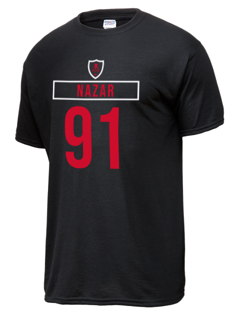 Away Jersey Frank Nazar Dri-Power Unisex T-Shirt | Swagsta