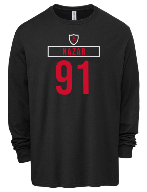 Away Jersey Frank Nazar Men's Premium Blend Long Sleeve-T-Shirt | Swagsta