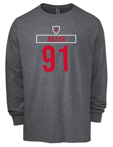 Away Jersey Frank Nazar Men's Premium Blend Long Sleeve-T-Shirt | Swagsta