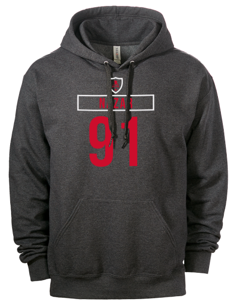 Away Jersey Frank Nazar Eco Premium Unisex Hooded Sweatshirt | Swagsta