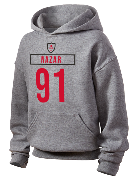 Home Jersey Frank Nazar Youth Hooded Sweatshirt | Swagsta