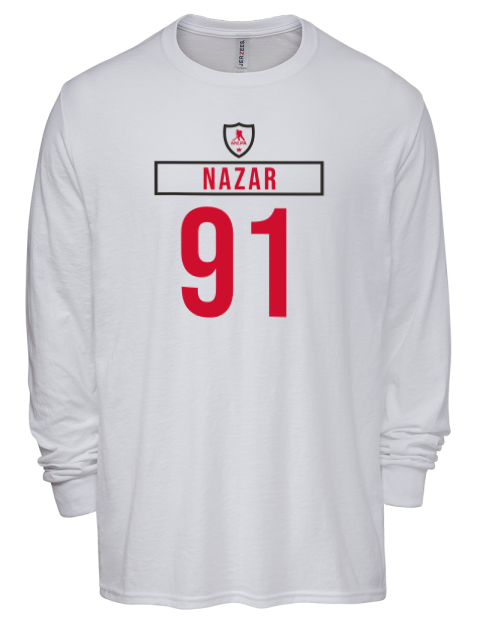 Home Jersey Frank Nazar Men's Premium Blend Long Sleeve-T-Shirt | Swagsta