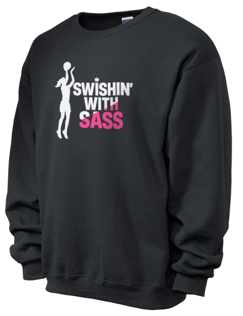 Swish’n With Sass She Got Game Unisex Crewneck Sweatshirt | Swagsta