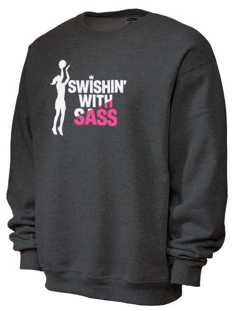 Swish’n With Sass She Got Game Unisex Crewneck Sweatshirt | Swagsta