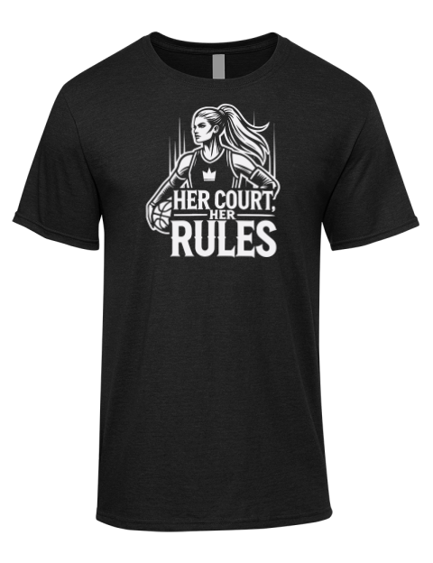 Her Court Her Rules She Got Game Premium Ring-Spun Cotton Unisex T-Shirt | Swagsta