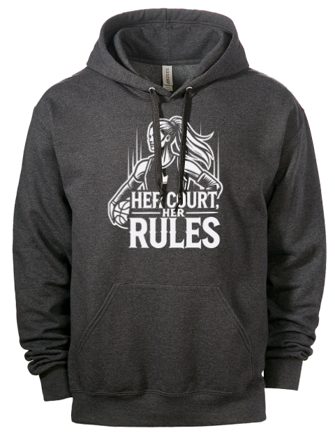 Her Court Her Rules She Got Game Eco Premium Unisex Hooded Sweatshirt | Swagsta