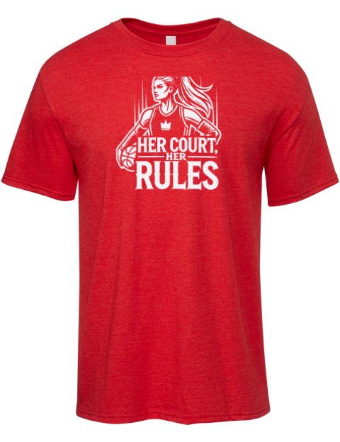 Her Court Her Rules She Got Game Premium Ring-Spun Cotton Unisex T-Shirt | Swagsta