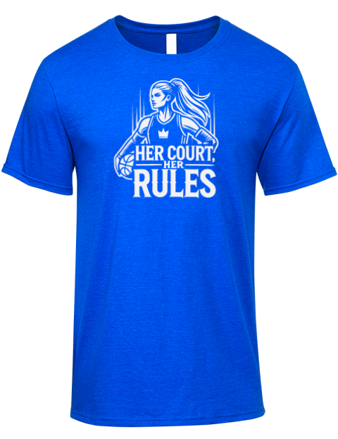 Her Court Her Rules She Got Game Premium Ring-Spun Cotton Unisex T-Shirt | Swagsta