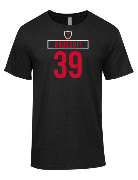 Away Jersey Laurent Brossoit Premium Ring-Spun Cotton Unisex T-Shirt | Swagsta