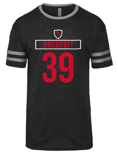 Away Jersey Laurent Brossoit Men's Tri-Blend T-Shirt | Swagsta