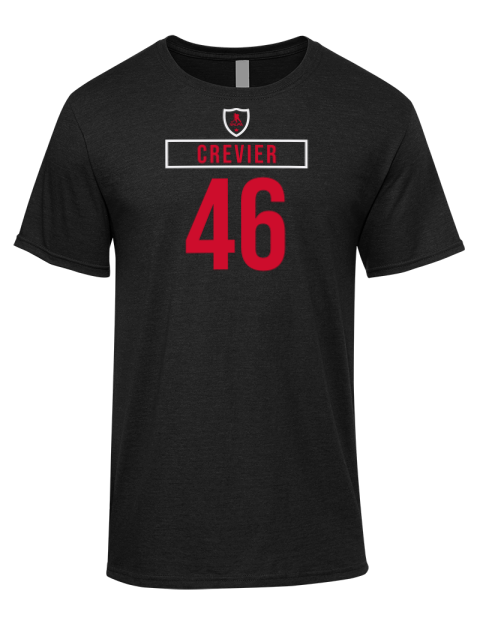 Away Jersey Louis Crevier Premium Ring-Spun Cotton Unisex T-Shirt | Swagsta