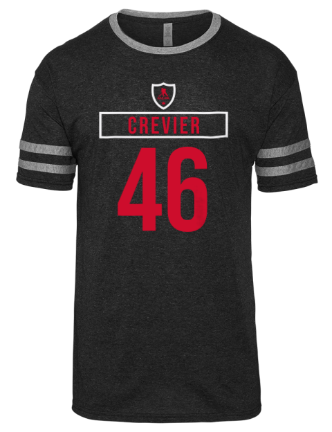 Away Jersey Louis Crevier Men's Tri-Blend T-Shirt | Swagsta