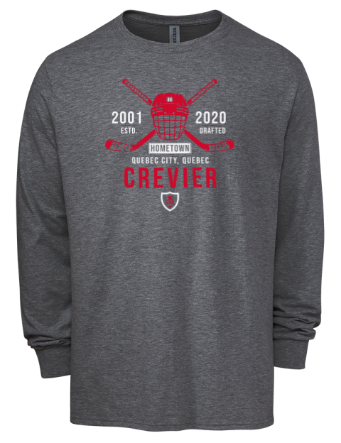 Heritage Louis Crevier Men's Premium Blend Long Sleeve-T-Shirt | Swagsta