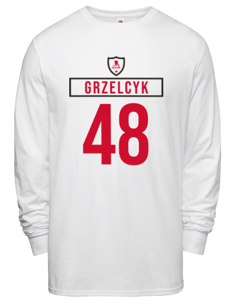 Home Jersey Matt Grzelcyk Men's Long-Sleeve T-Shirt | Swagsta