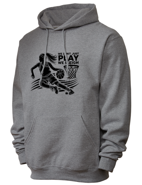 We Sleigh She Got Game Unisex Hooded Sweatshirt | Swagsta