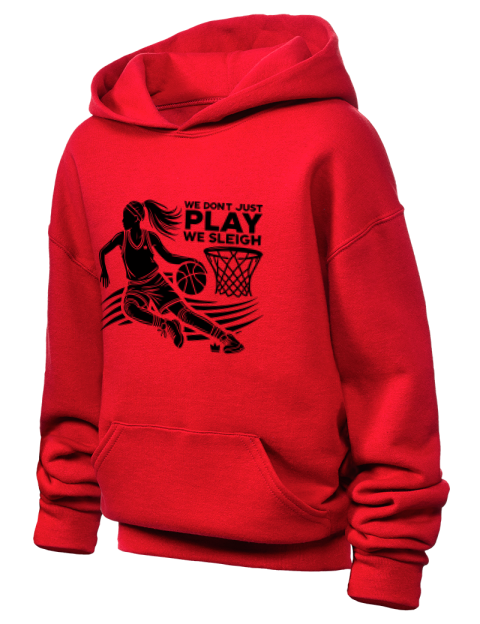 We Sleigh She Got Game Youth Hooded Sweatshirt | Swagsta
