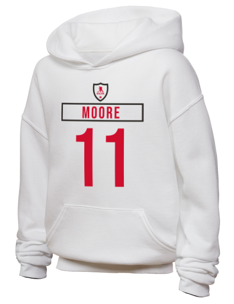 Home Jersey Oliver Moore Youth Hooded Sweatshirt | Swagsta