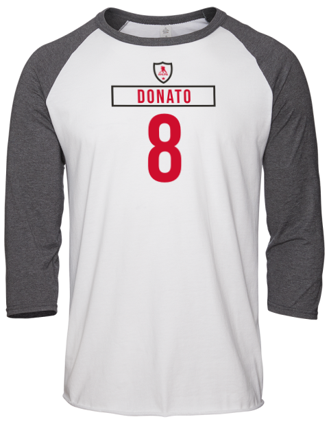 Home Jersey Ryan Donato Unisex Premium Three-Quarter Raglan T-Shirt | Swagsta