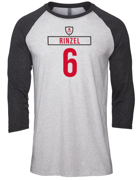 Home Jersey Sam Rinzel Unisex Premium Three-Quarter Raglan T-Shirt | Swagsta
