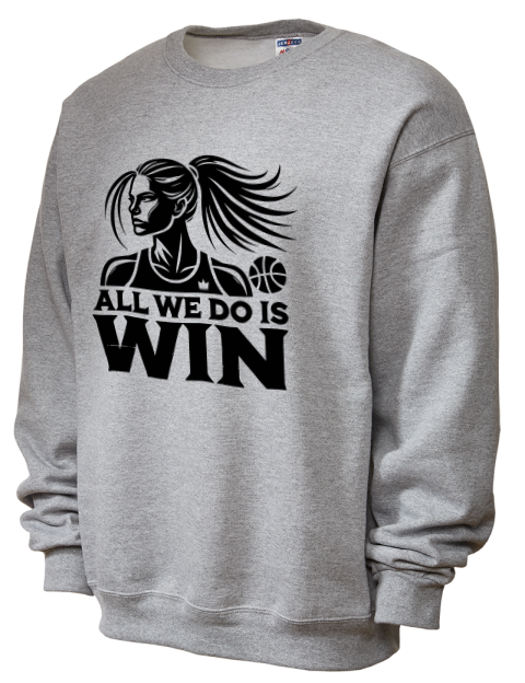 All We Do Is Win She Got Game Unisex Crewneck Sweatshirt | Swagsta