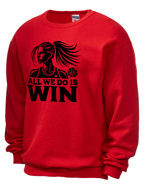 All We Do Is Win She Got Game Unisex Crewneck Sweatshirt | Swagsta