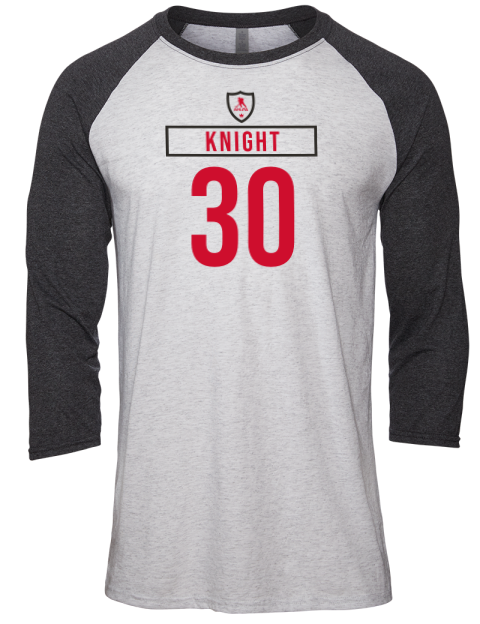 Home Jersey Spencer Knight Unisex Premium Three-Quarter Raglan T-Shirt | Swagsta
