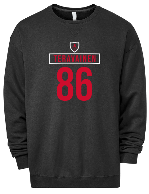 Away Jersey Teuvo Teravainen Premium Unisex Crewneck Sweatshirt | Swagsta
