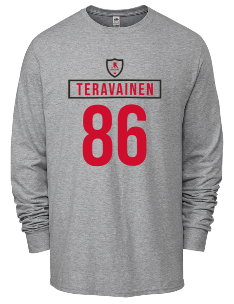 Home Jersey Teuvo Teravainen Men's Long-Sleeve T-Shirt | Swagsta