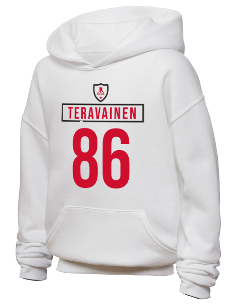 Home Jersey Teuvo Teravainen Youth Hooded Sweatshirt | Swagsta