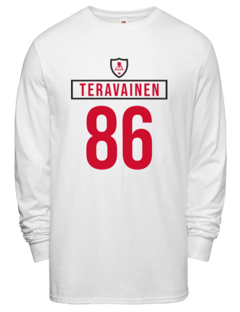 Home Jersey Teuvo Teravainen Men's Long-Sleeve T-Shirt | Swagsta