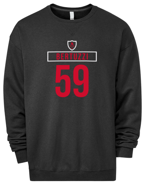 Away Jersey Tyler Bertuzzi Premium Unisex Crewneck Sweatshirt | Swagsta