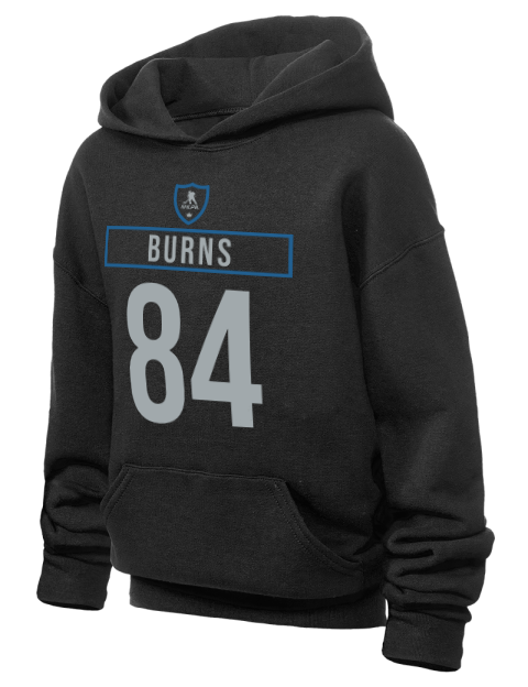 Away Jersey Brent Burns Youth Hooded Sweatshirt | Swagsta