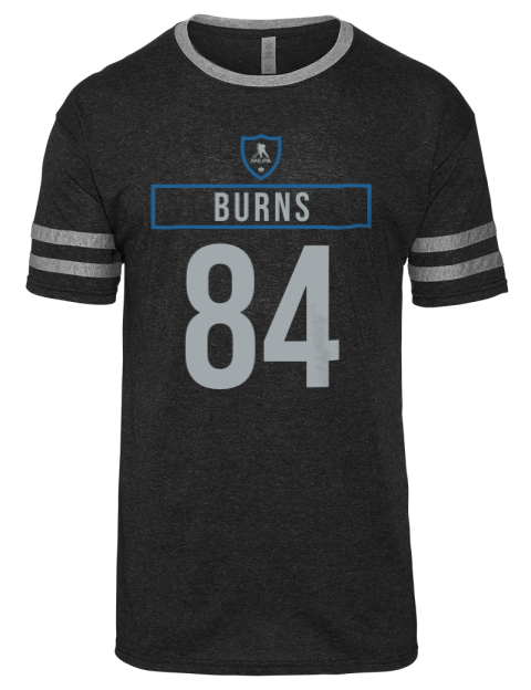 Away Jersey Brent Burns Men's Tri-Blend T-Shirt | Swagsta