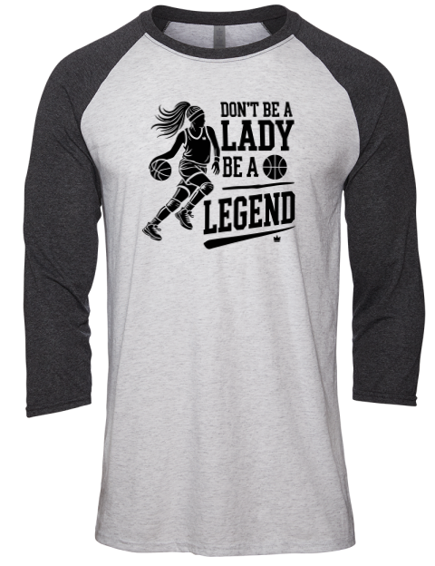 Be a Legend She Got Game Unisex Premium Three-Quarter Raglan T-Shirt | Swagsta