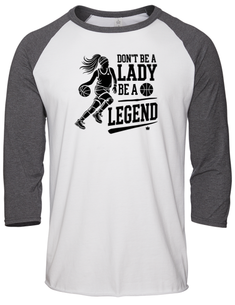Be a Legend She Got Game Unisex Premium Three-Quarter Raglan T-Shirt | Swagsta