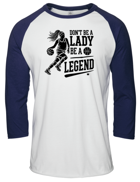 Be a Legend She Got Game Unisex Premium Three-Quarter Raglan T-Shirt | Swagsta