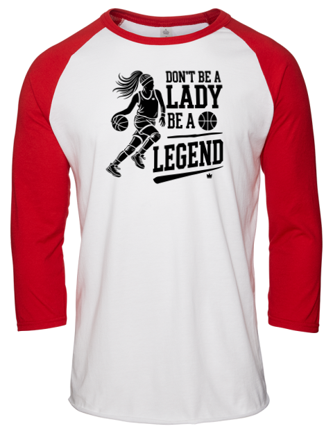 Be a Legend She Got Game Unisex Premium Three-Quarter Raglan T-Shirt | Swagsta