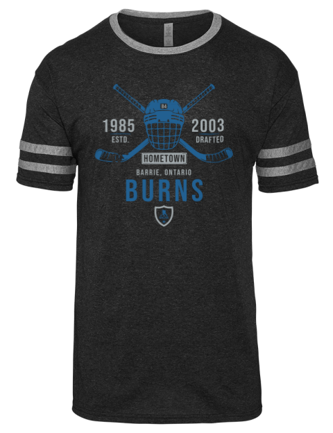 Heritage Brent Burns Men's Tri-Blend T-Shirt | Swagsta
