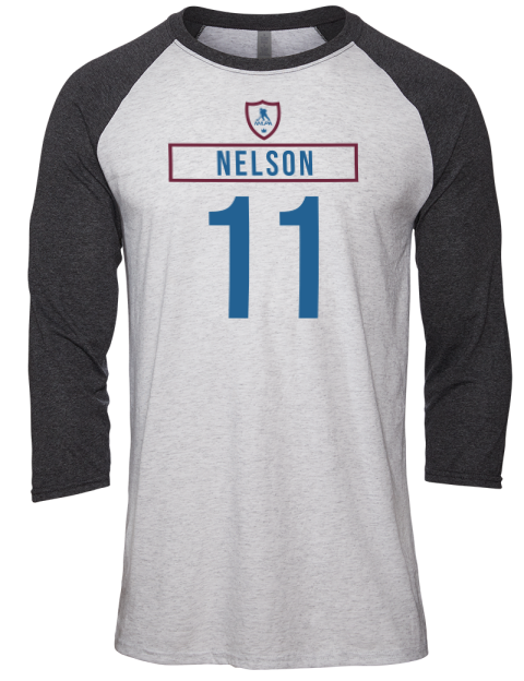 Home Jersey Brock Nelson Unisex Premium Three-Quarter Raglan T-Shirt | Swagsta